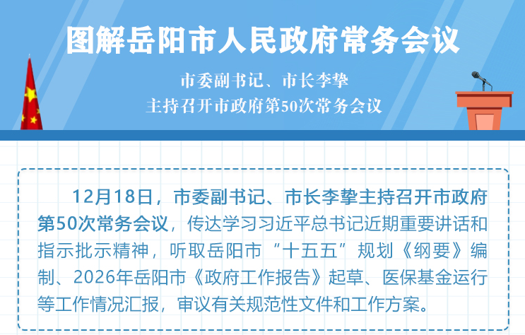 图解:岳阳市人民政府第50次常务会议